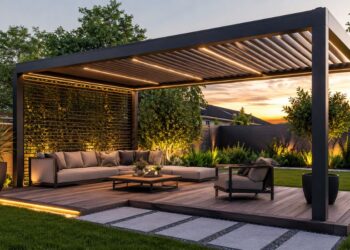 Moderne Pergola für den Garten