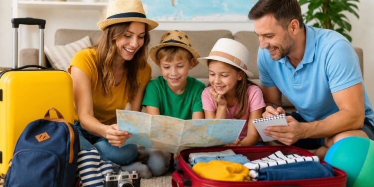 wie man eine reise mit kindern plant
