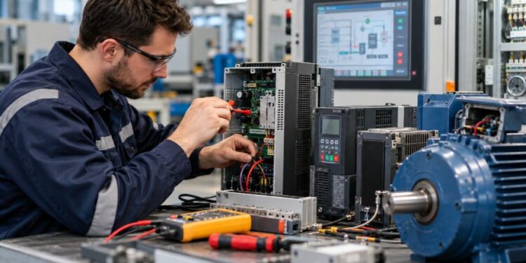 Reparatur von Industrieanlagen